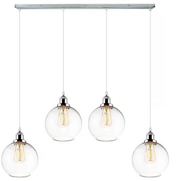 Altavola Design NEW YORK LOFT LA035/CL4_chrom Závěsná lampa 4x40W/E27 IP20