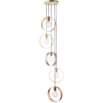 Endon HOOP 81923 Závěsná lampa 5x40W/E27 IP20