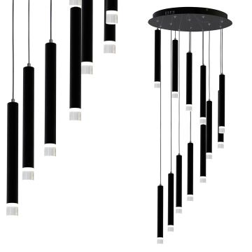 Milagro CARBON ML6161 Závěsná lampa 12W LED 4000K 840LM IP20