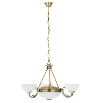 Eglo SAVOY 82748 Lustr 3xE14/40W + 2xE27/60W
