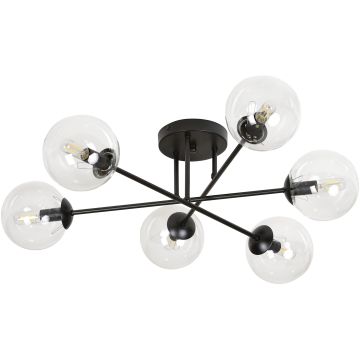 Emibig BRENDI 831/6B Stropní lampa 6x3W/E14/T26 IP20