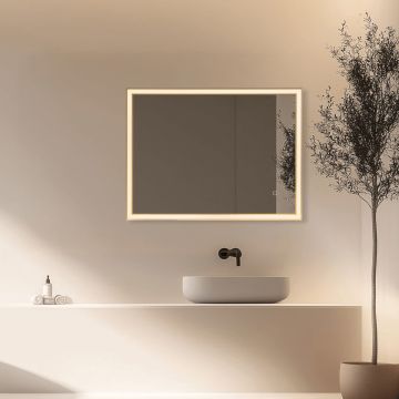 Zambelis MIRROR WITH LED 25393 Zrcadlo 23W/led 3000-4000K 2085-2210lm IP44