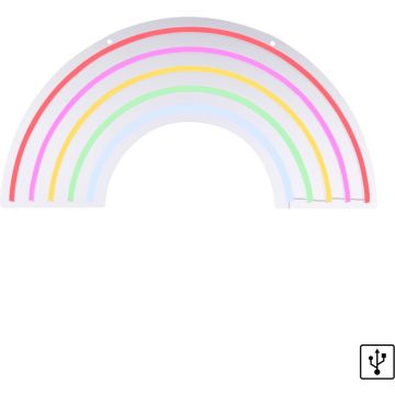 Paul Neuhaus NEON-RAINBOW 85024-70 Nástěnná lampa 1x10,5W/LED multikolor 9lm ip20