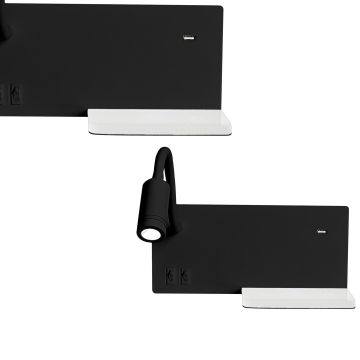 Milagro SHELF ML6344 Nástěnná lampa 4w. 5W. 2W 4000K 800LM IP20