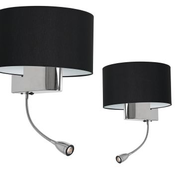 Milagro CASINO ML6378 Nástěnná lampa 1xE27+ 1W LED 4000K 90LM IP20