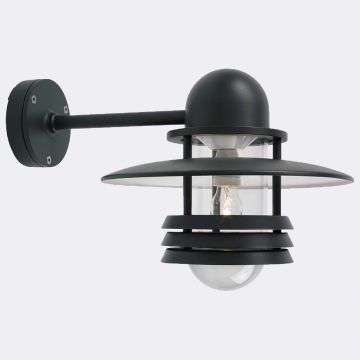 Norlys HELSINKI 886GR Nástěnná lampa 1x9W/E27 IP54
