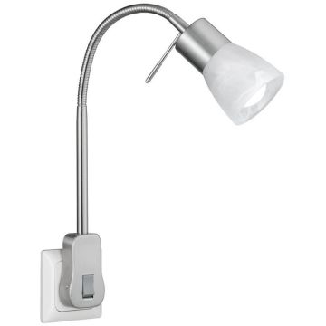 Trio LEVISTO 891010107 Zásuvková stěnová lampa 1x28w/e14 3000k 470lm ip20