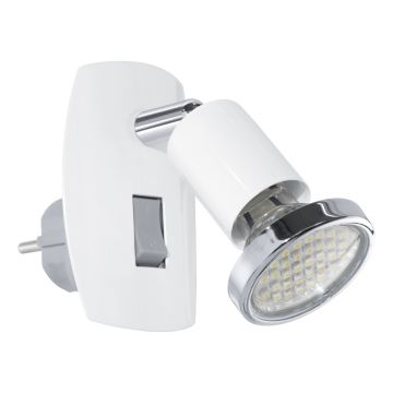 Eglo MINI 4 902365 Zásuvková stěnová lampa 1x2.8W/GU10 ip20
