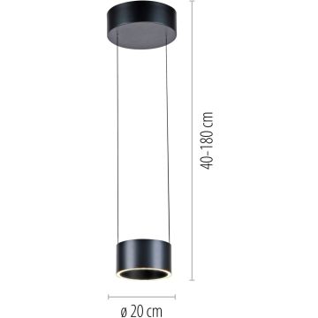 Paul Neuhaus PURE CLIPSE 2471-15 Závěsná lampa 2x5W/LED 2200-5000k 250lm ip20