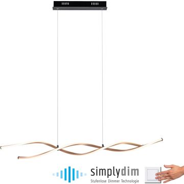 Paul Neuhaus POLINA 9142-18 Závěsná lampa 2x23,5W/LED 3000k 2526lm ip20