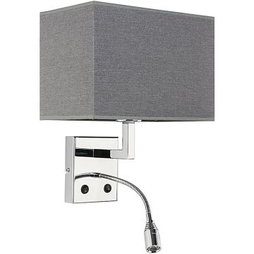 Nowodvorski HOTEL LED 9302 Nástěnná lampa 1x60W; 1x2,2W/E27/LED 4000K IP20