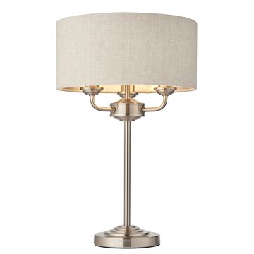 Endon HIGHCLERE 94369 Stolní lampa 3x18W/E14 IP20
