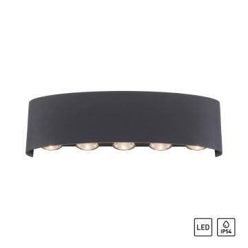 Paul Neuhaus CARLO 9489-13 Nástěnná lampa 10x0,8W/LED 3000K 960LM IP54