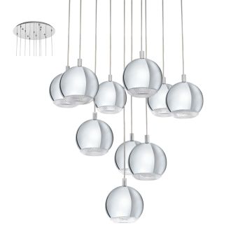 Eglo CONESSA 95914 Závěsná lampa 10x3,3W/LED 2400LM