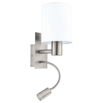 Eglo PASTERI 96477 Nástěnná lampa 1x40W/E27 + 1X3,5W/LED 380LM