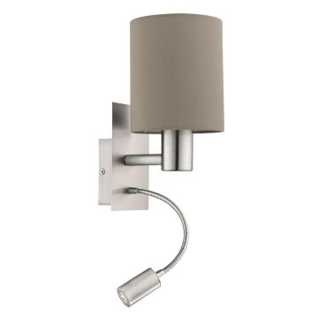 Eglo PASTERI 96478 Nástěnná lampa 1x40W/E27 + 1X3,5W/LED 380LM