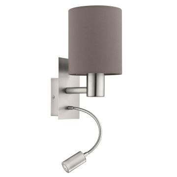 Eglo PASTERI 96481 Nástěnná lampa 1x40W/E27 + 1X3,5W/LED 380LM