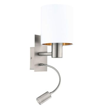 Eglo PASTERI 96484 Nástěnná lampa 1x40W/E27 + 1X3,5W/LED 380LM