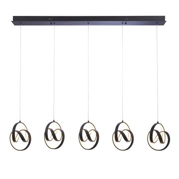 Endon COSMA 97624 Závěsná lampa 5x14W/LED 3000K 2310LM IP20