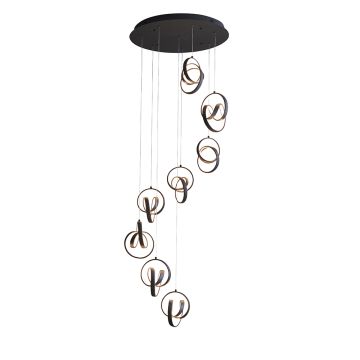 Endon COSMA 97625 Závěsná lampa 8x13.62W/LED 3000K 3500LM IP20