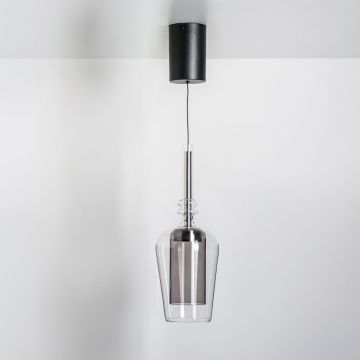 Zuma Line TAGNA 251010-SM Závěsná lampa 1x6W/Led 3000K 150lm IP20
