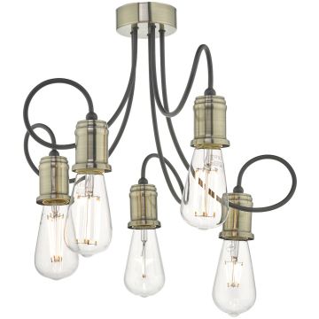 Dar Lighting ALZBET ALZ5475 Stropní lampa 5x60W/E27