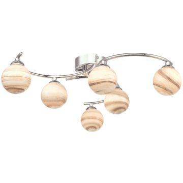 Dar Lighting ATIYA ATI6450-07 Stropní lampa 6x40W/G9