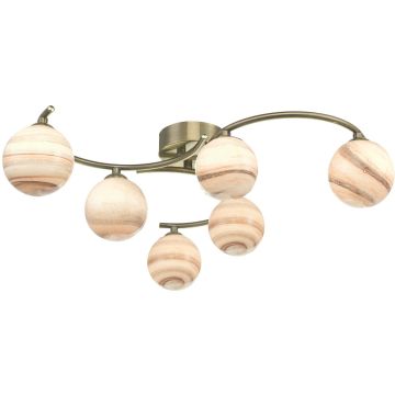 Dar Lighting ATIYA ATI6475-07 Stropní lampa 6x40W/G9