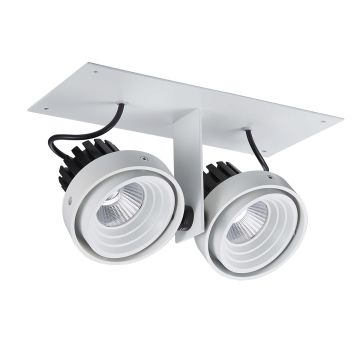Italux PATRIZIO GL7118-2/2X12W 4000K WH+BL Bodové světlo 2x12W/LED 1770LM IP20