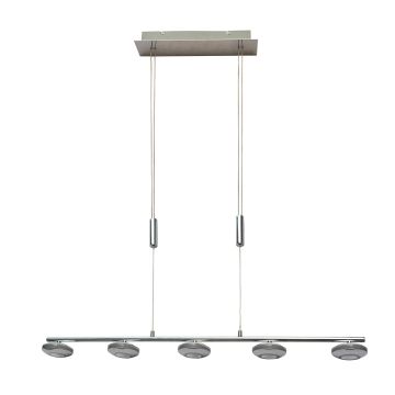 Italux MARLEY HD-352ML-05-9051B CH Závěsná lampa 5x5W/LED