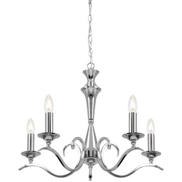 Endon KORA KORA-5CH Lustr 5x40W/E14 IP20