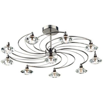 Dar Lighting LUTHER LUT2367 Stropní lampa 10x40W/G9