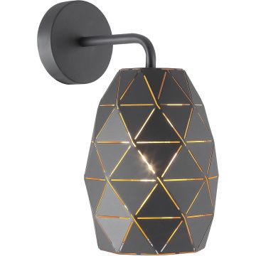 Italux HARLEY MBM-3480/1 GR+GD Nástěnná lampa 1x40W/E27 IP20