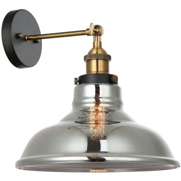 Italux HUBERT MBM-2381-1-GD+SG Nástěnná lampa 1x40W/E27 IP20