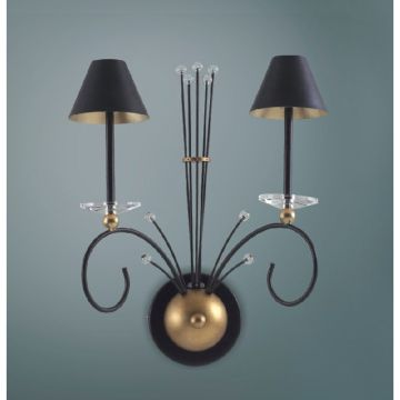 Italux MIRANDA MB8214-2A Nástěnná lampa 2x20W/G4