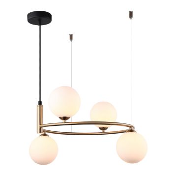 Italux AMILY MDM-3974/4 BRO Závěsná lampa 4x25W/G9 IP20