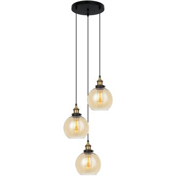 Italux CARDENA MDM-4330-3-GD+AMB Závěsná lampa 3x40W/E27 IP20
