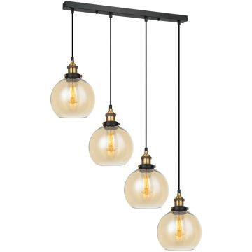 Italux CARDENA MDM-4330-4-GD+AMB Závěsná lampa 4x40W/E27 IP20