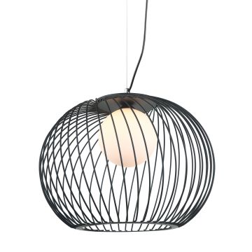 Italux CLARISA MDM-3842-1 BK Závěsná lampa 1x40W/E27 IP20