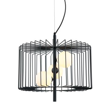 Italux DAREN MDM-3937/3 BK Závěsná lampa 3x25W/G9 IP20
