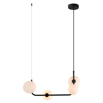 Italux FERRAND MDM-4123/4 BK Závěsná lampa 4x25W/G9