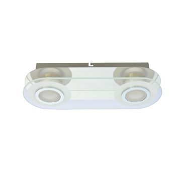 Italux FLAVIO MD14088-02 CH Stropní lampa 2x5,5W/LED