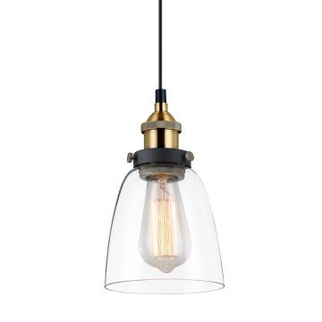Italux FRANCIS MDM-2563/1 GD+CL Závěsná lampa 1x40W/E27