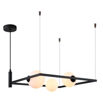 Italux GARETH MDM-3975/3 BK Závěsná lampa 3x25W/G9 IP20