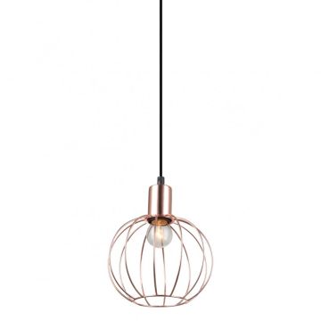 Italux GERVAIS MDM-3344/1 BK+COP Závěsná lampa 1x40W/E27