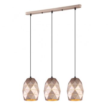 Italux HARLEY MDM-3480/3 GD Závěsná lampa 1x40W/E27
