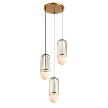 Italux MATTY MDM-3939/3 GD Závěsná lampa 3x40W/E27 IP20