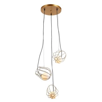 Italux MELISA MDM-3942/3 GD Závěsná lampa 3x25W/G9 IP20