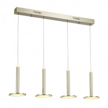 Italux OLIVER MD17033012-4B GOLD Závěsná lampa 1x60W/LED 2690LM