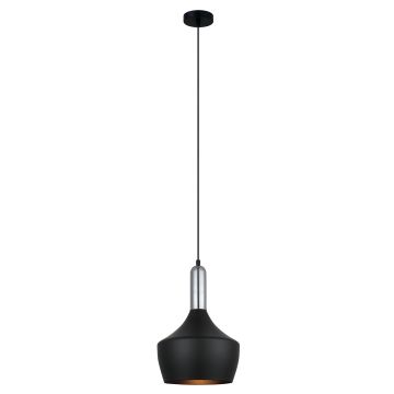 Italux OPHELIA MDM-3028/1 BK+CR Závěsná lampa 1x60W/E27